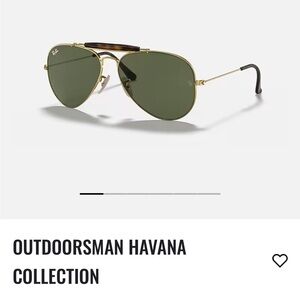 NTW Ray-Ban Outdoorsman Havana Collection Aviator Sunglasses
